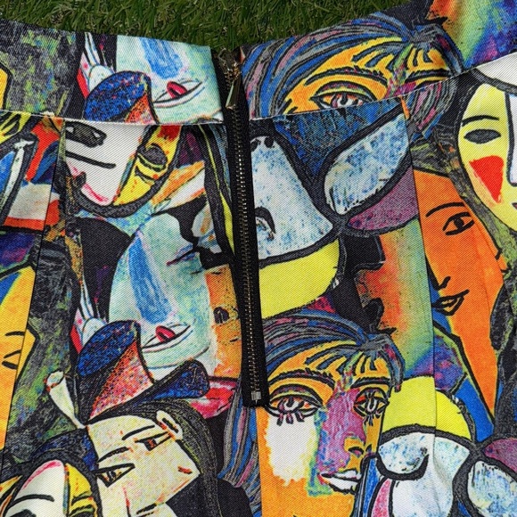 Vibrant Multicolor A-Line Skirt Brand New - Picture 5 of 5